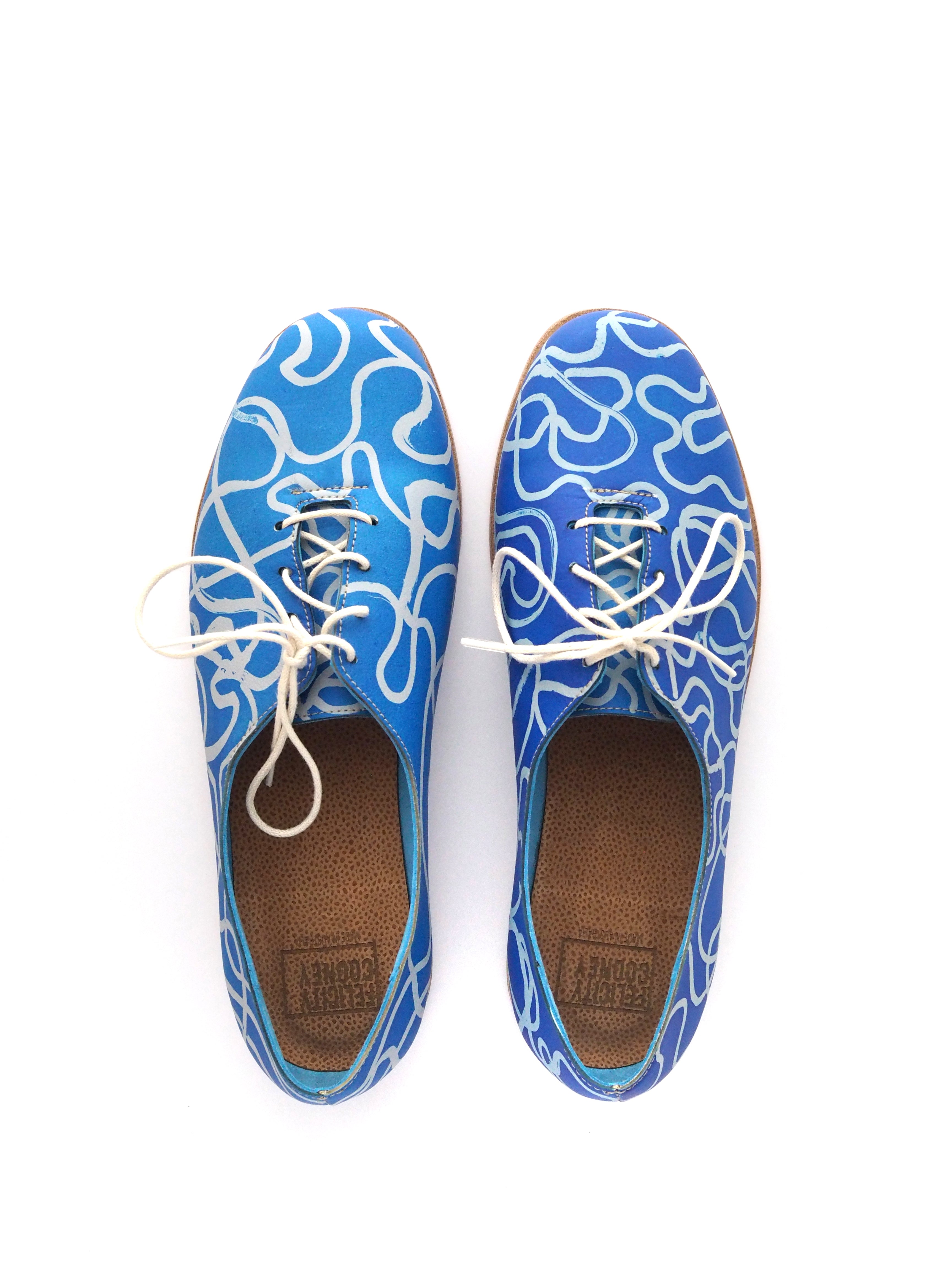 Blue Squiggle Brogues