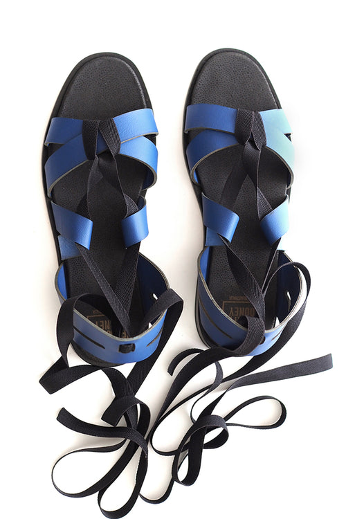 Cleo Sandal in Navy and Black (Size 7 and 11)