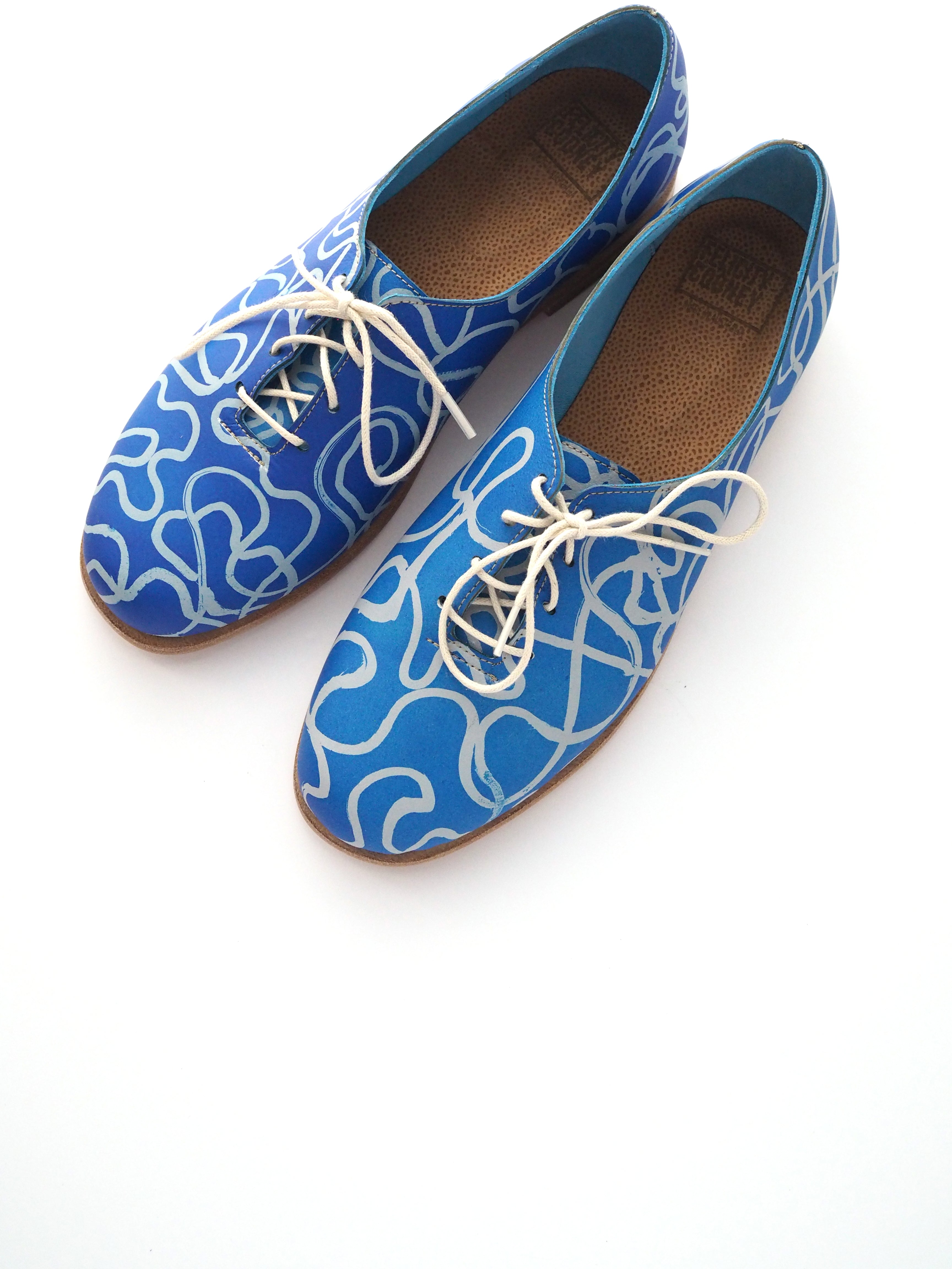 Blue Squiggle Brogues