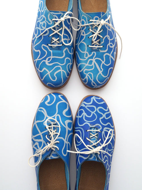 Blue Squiggle Brogues